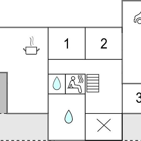 度假居 Lovely In Vaeggerlose With Kitchen Bøtø By
